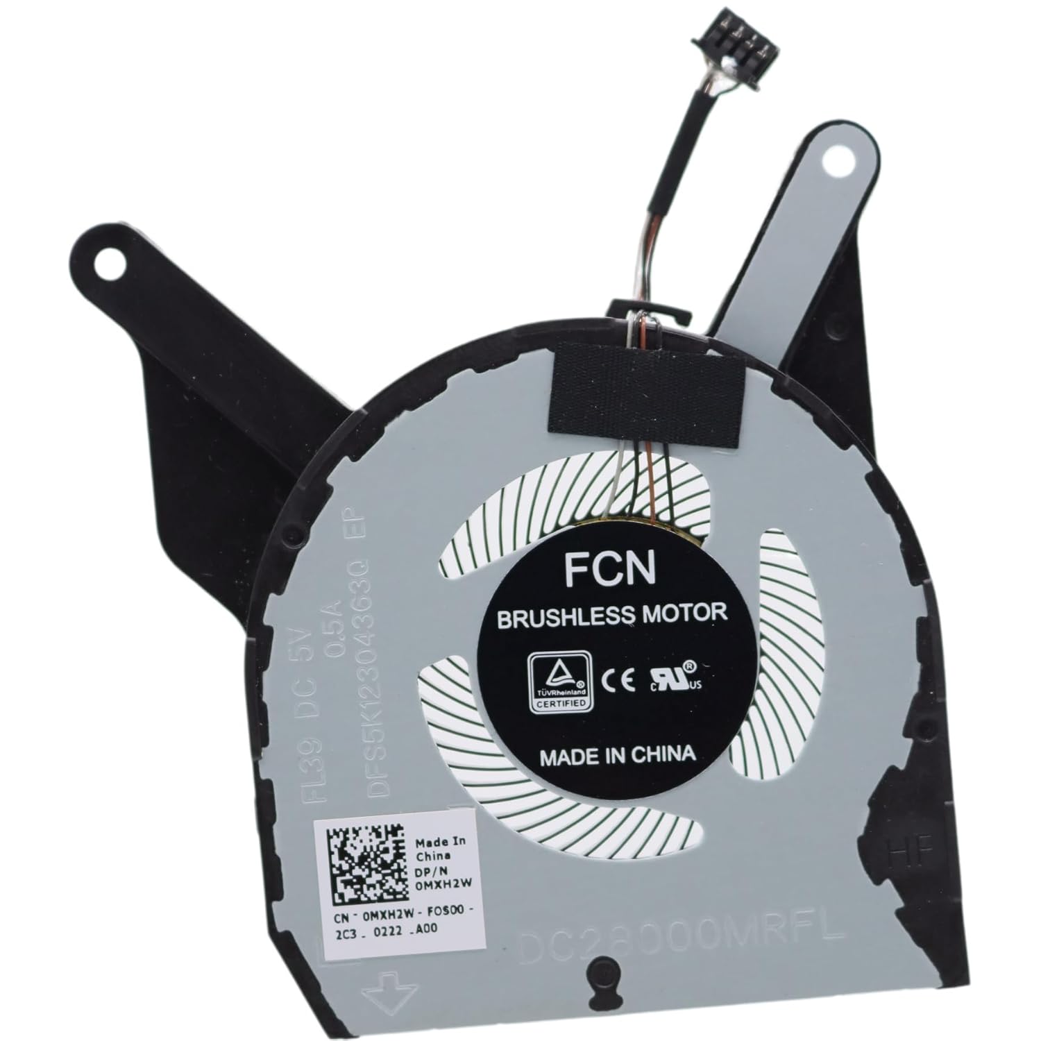 Deal4GO Ventilador de refrigeración de CPU de 5 V MXH2W 0MXH2W EG50050S1-CF00-S9A Reemplazo para Dell Latitude 5400 (gráficos UMA)