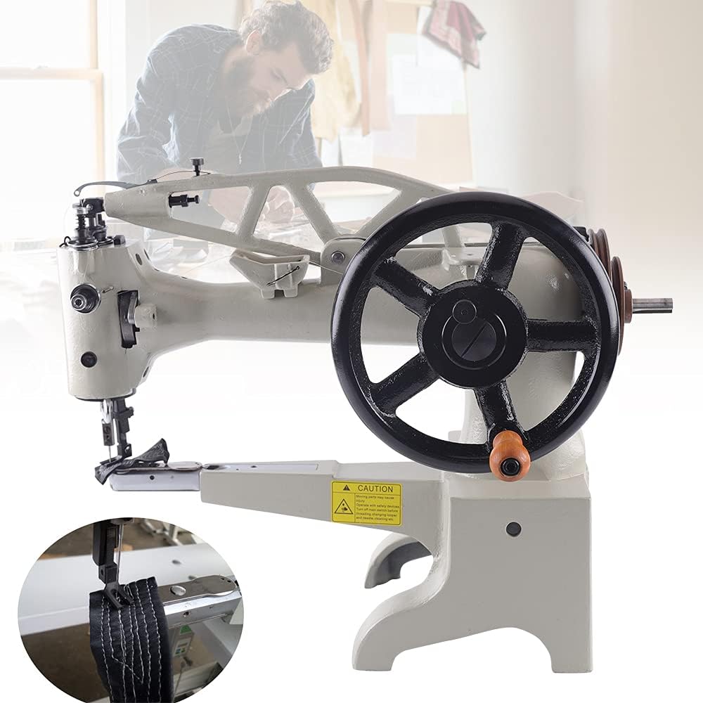 Máquina de coser para zapatos de cuero, máquina de coser manual de bricolaje, máquina de coser comercial de cuero resistente, máquina de coser de