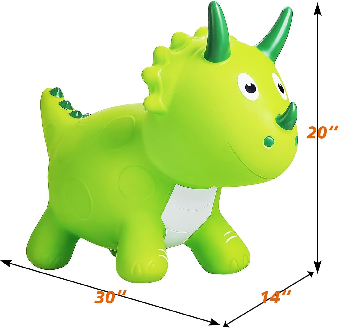 ZHUYNXIR Juguete inflable de dinosaurio animoso, juguete de dinosaurio saltador, juguete de salto favorito de los niños. Perfecto para cumpleaños,