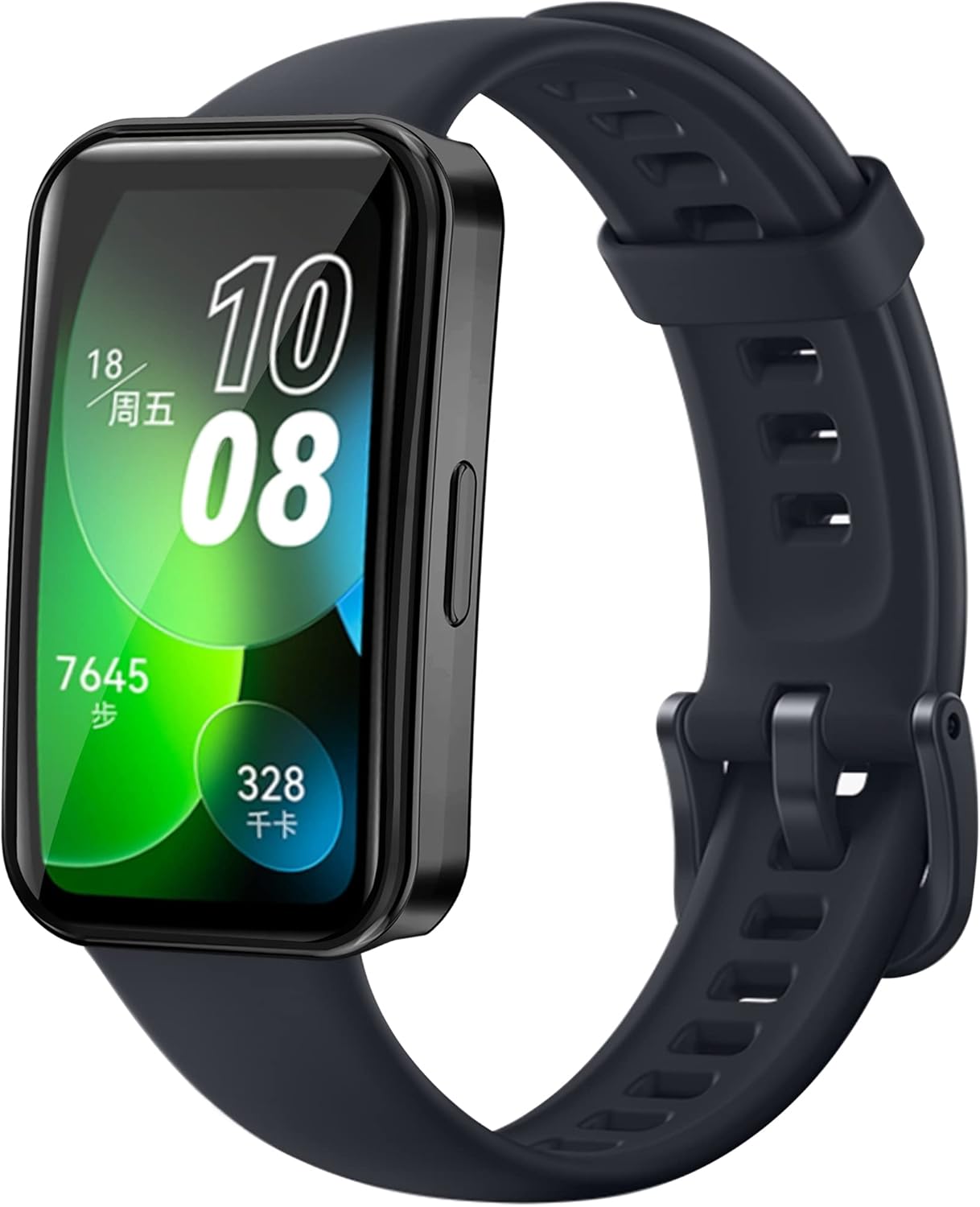 Protector de pantalla compatible con fundas Huawei Band 8 (no para Band 7), fundas para reloj inteligente TenCloud resistentes a los arañazos,
