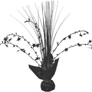 Centro de mesa de espray de aluminio Negro Jet Decoración de fiesta 12 quilates Centro de mesa de espray de aluminio Negro Jet Decoración de fiesta 12 quilates