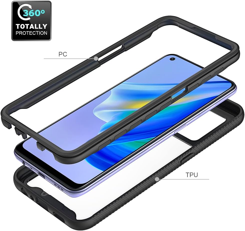 Funda protectora para Oppo Reno 6 Lite, anticaídas y absorbe los golpes para Oppo A95 4G  A74 4G CPH2219  Reno 6 Lite CPH2365 – Rojo