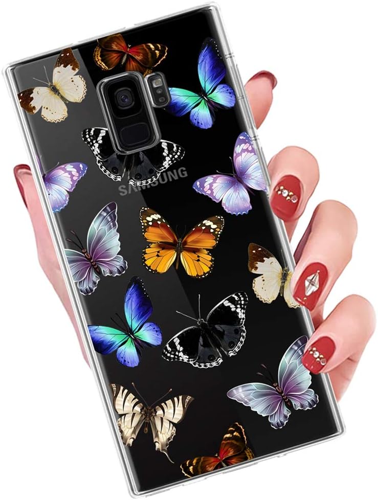 Yerebel Funda para Galaxy S9, funda para Samsung S9, funda transparente y flexible de TPU de silicona suave de goma suave para Samsung Galaxy S9