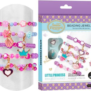 SmileForward – Kit de cuentas para hacer joyas, diseño de flores de fruta, sonrientes, cuentas de arcilla, dijes, pulseras y pulseras para niñas, SmileForward – Kit de cuentas para hacer joyas, diseño de flores de fruta, sonrientes, cuentas de arcilla, dijes, pulseras y pulseras para niñas,