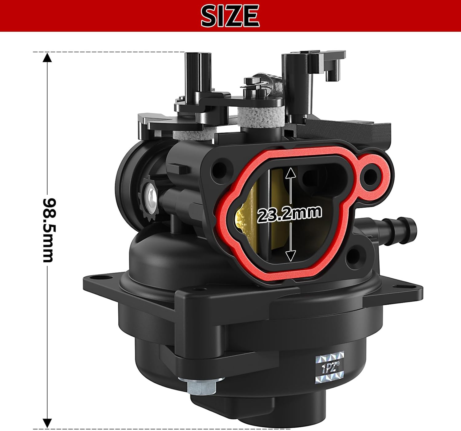 1PZ Repuesto de carburador B56-YM5 799584 para 594058 594057 592361 594529 TB110 TB200 P702 09P702 103M02 550EX 625EX 675EX 722 5EXI LCC Cortacésped