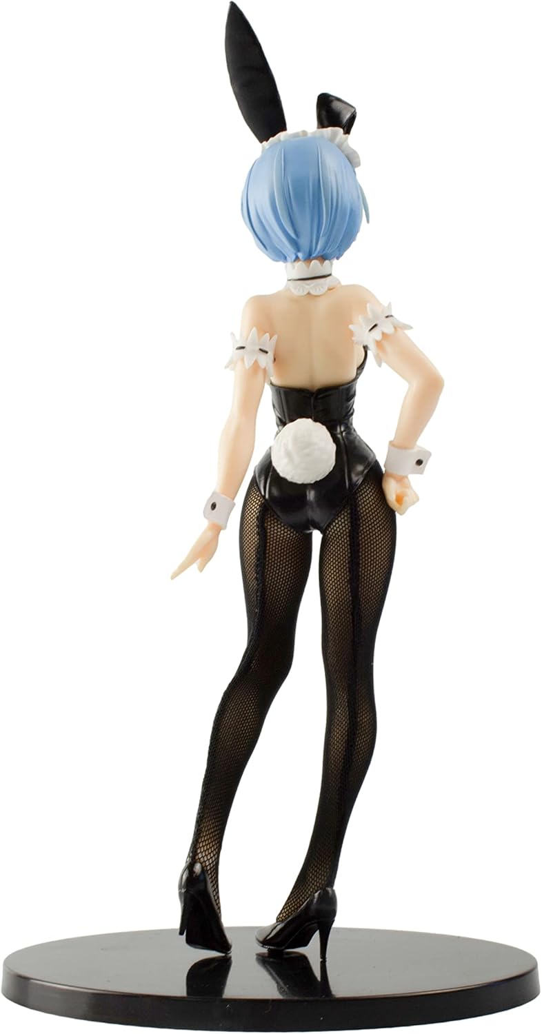 NINJAMO Re Zero Rem Black Bunny Suit Version – Figura decorativa coleccionable
