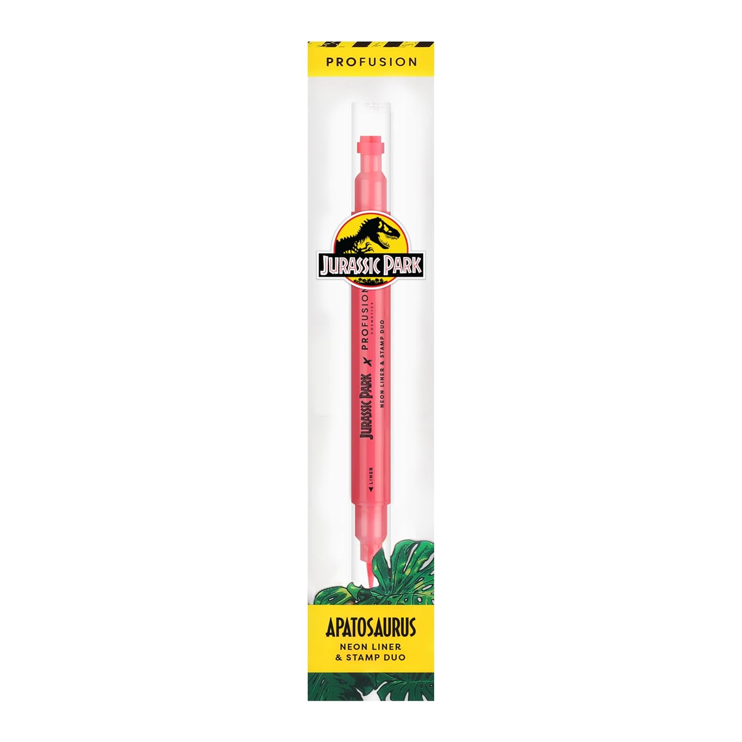 Profusion Cosmetics JURASSIC PARK 5 Colorways Neon Liquid Liner y Face Stamp Duo  Da rienda suelta a un aspecto vibrante con creatividad altamente
