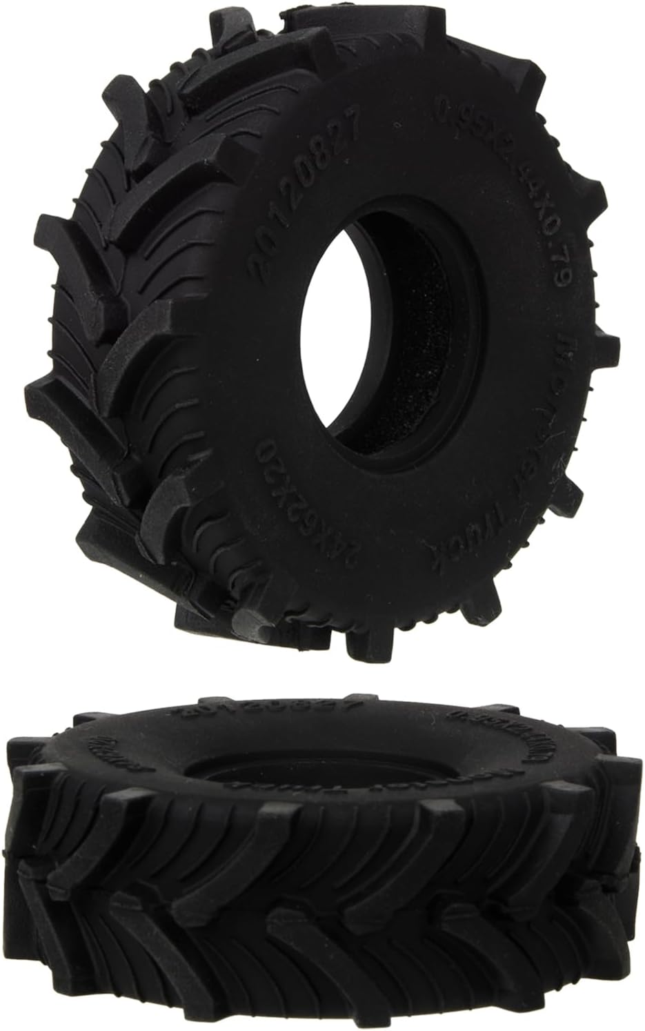 HobbyMarking 1.0 Crawler Mud Terrain 2.441 in Neumáticos de goma suave para 118 Axial SCX24 TRX4M Defender Bronco Deadbolt B17 FCX24 124 RC Crawler