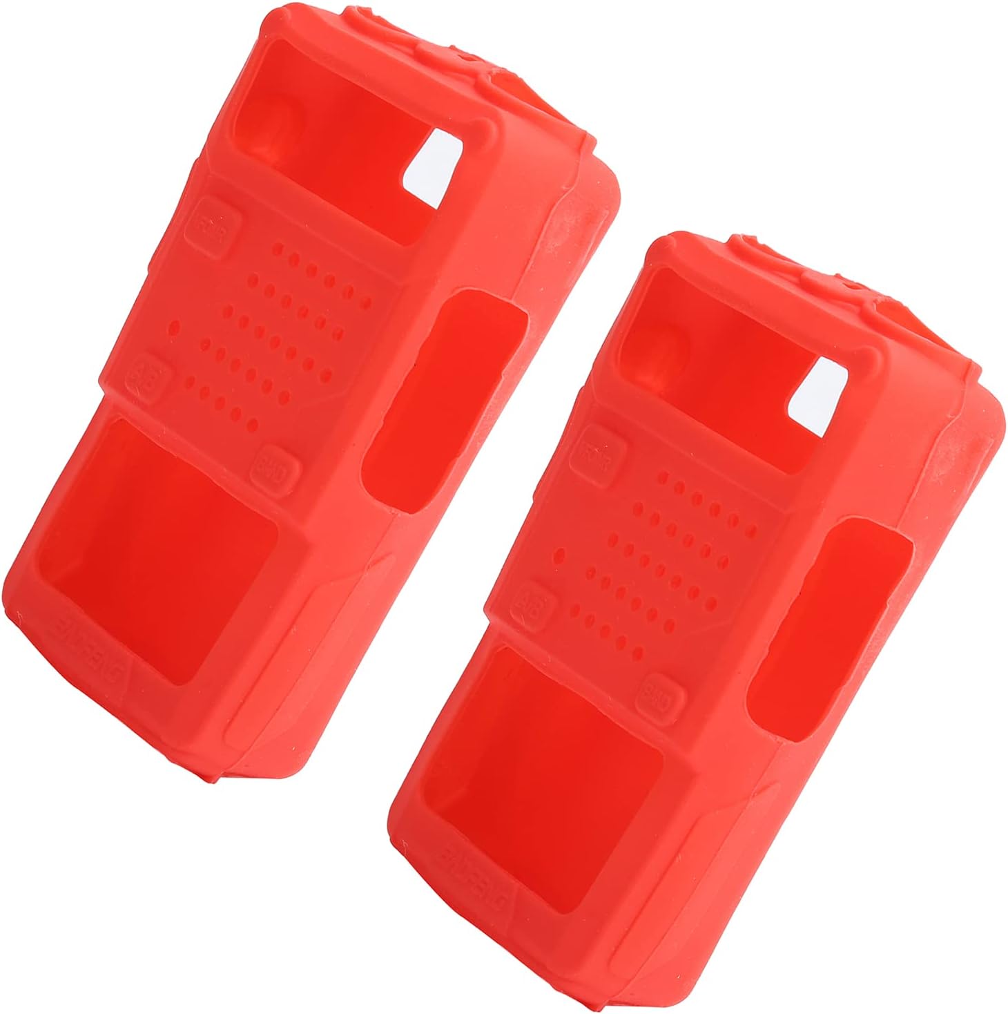 Funda protectora de silicona de calidad para walkie talkie de seguridad, radios de largo alcance con gel de sílice, funda suave para Baofeng Uv  5r