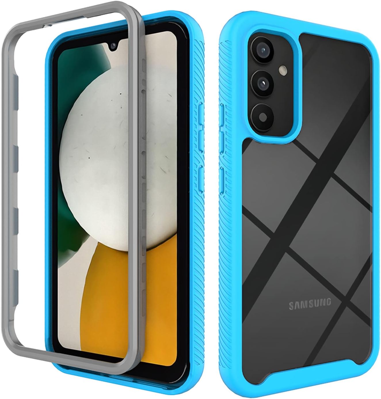 Funda para teléfono Galaxy A34 5G, Samsung Galaxy A34 5G, protección de cuerpo completo 360, funda protectora transparente resistente a prueba de