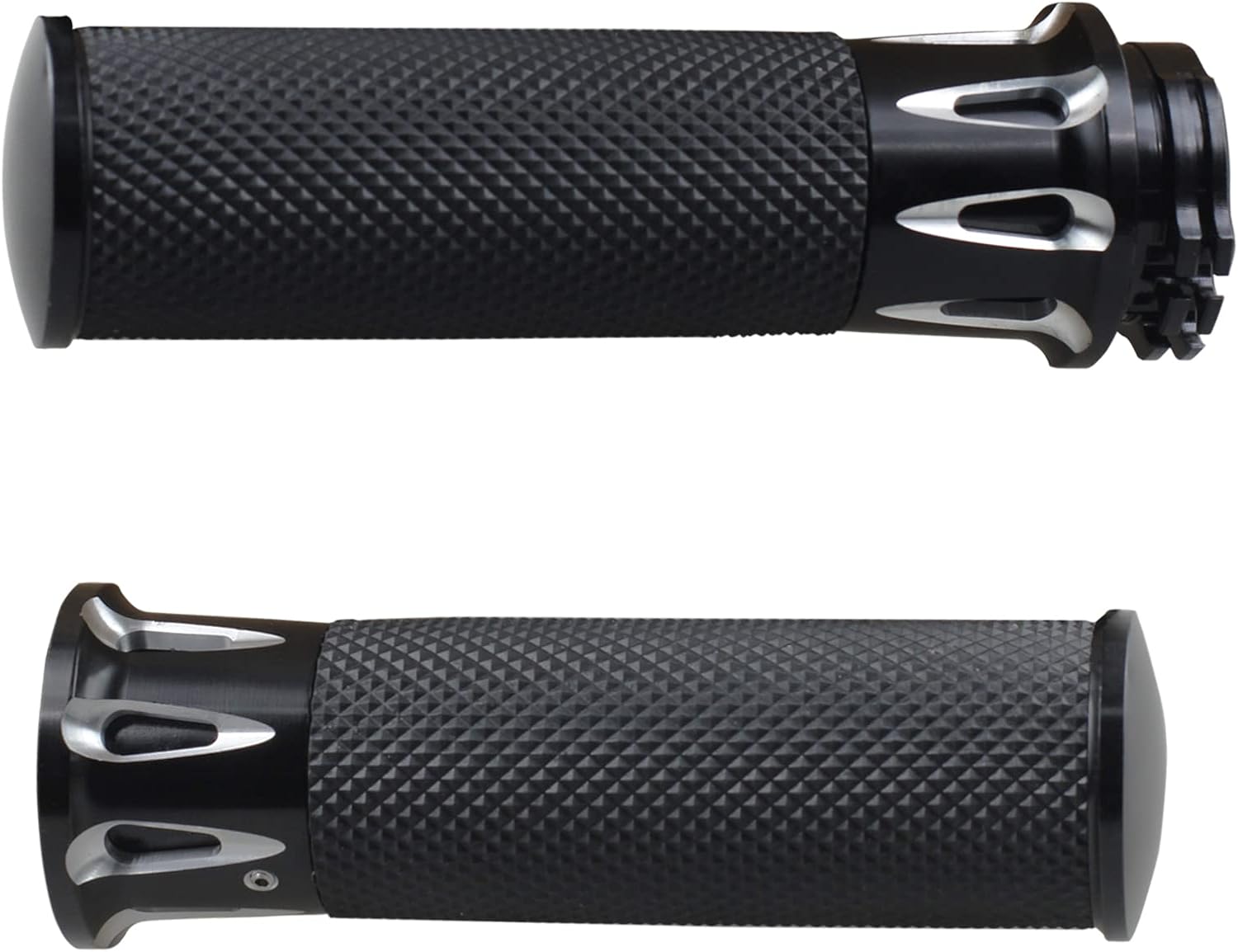 NTHREEAUTO Empuñaduras de manillar de 1 pulgada  0.984 in para motocicleta, agarre universal compatible con Harley Sportster Iron 883 Dyna Road