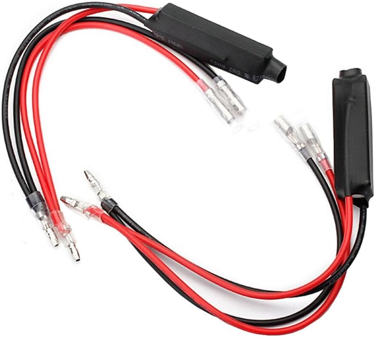 Etopar 4 x 12 V motocicleta señal de giro LED resistencia de carga flash parpadeo arreglar error adaptador universal