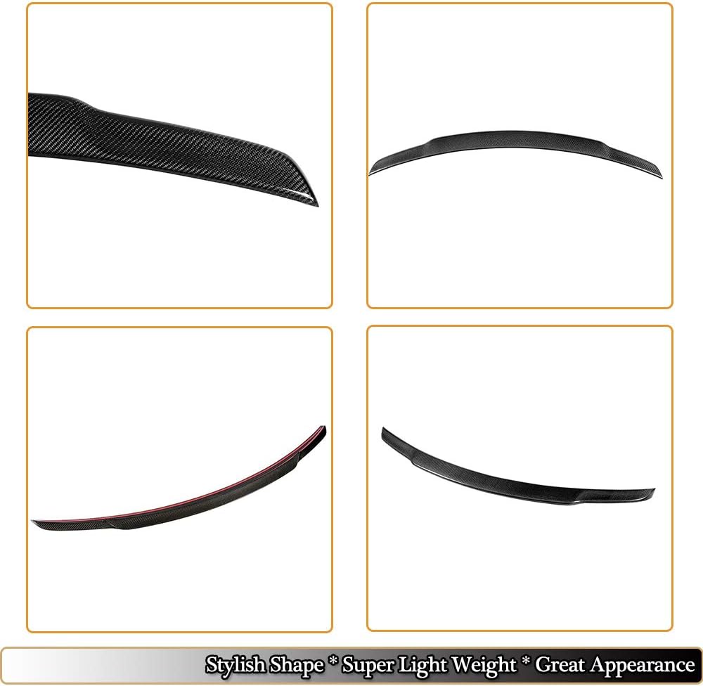 Alerón de maletero compatible con Mercedes Benz CLS Clase W218 Sedan 2012-2018 Factory Outlet CLS350 CLS400 CLS500 CLS550 CLS63 AMG Auto Fibra de