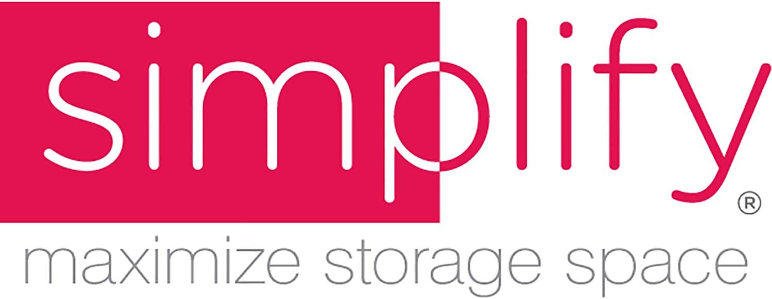 Simplify Organizador de zapatos independiente, 12 pares, bueno para tacones, zapatos planos y tenis, diseño apilable, negrogris
