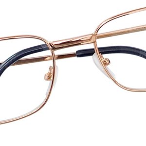 Gafas de lectura para hombres y mujeres, marco rectangular de metal con bisagra de resorte cómoda + correa para gafas Gafas de lectura para hombres y mujeres, marco rectangular de metal con bisagra de resorte cómoda + correa para gafas
