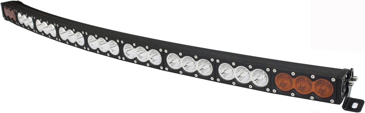 Barra de luz LED de 50 pulgadas, luz de trabajo LED curvada de 270 W, 12 V24 V, lámpara antiniebla de conducción todoterreno, luz combinada de