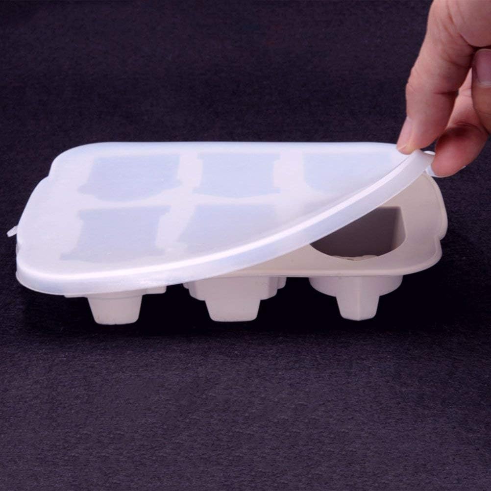 Molde De Silicona De Halloween RIP Gravestone Ice Cube Bandejas Pastel Chocolate Fondant Cake Hornear Herramientas De Bricolaje – Gris