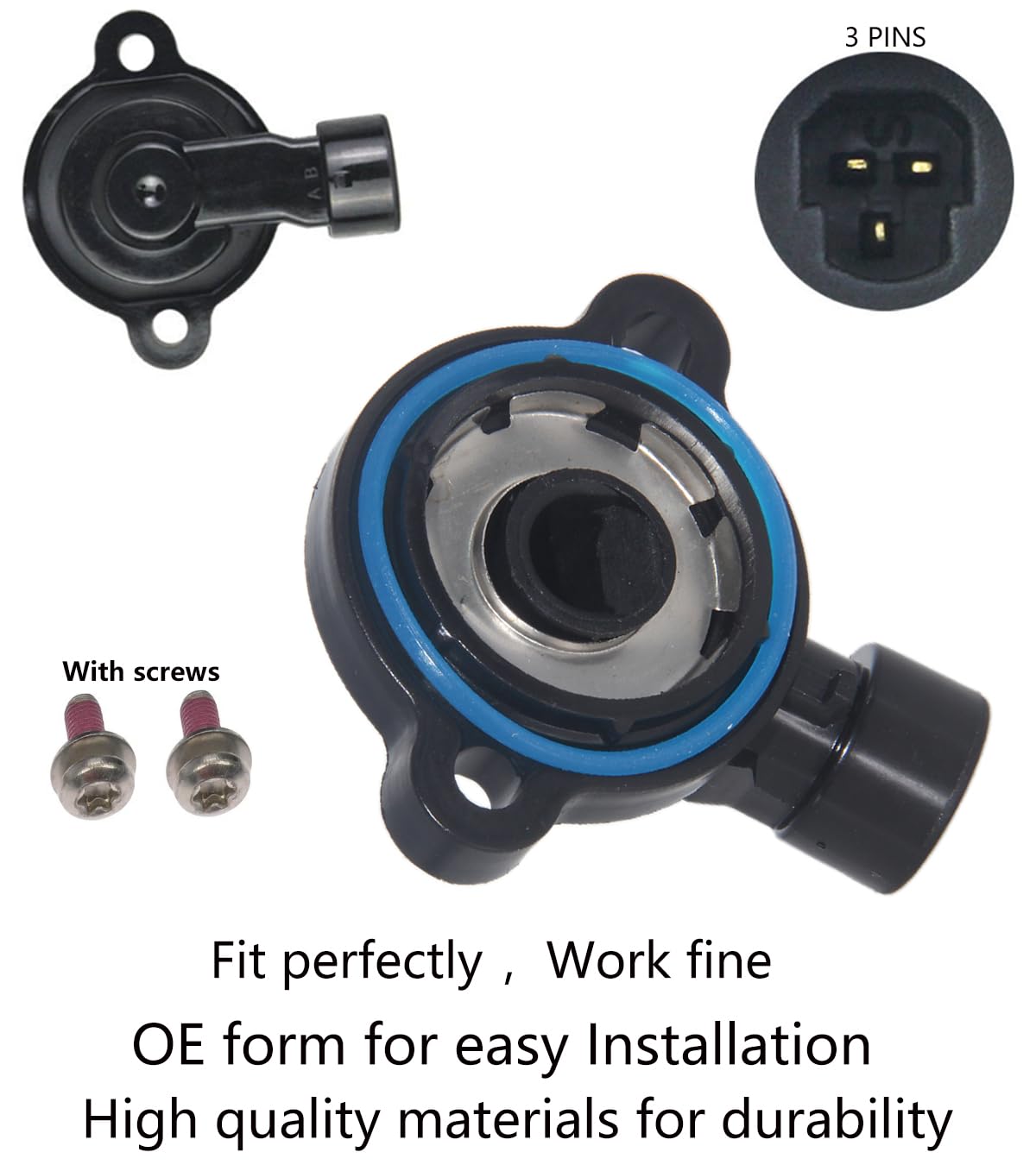 Sensor de posición del acelerador, sensor TPS para Buick Century Cadillac Deville Chevy Express GMC Savana Oldsmobile Silhouette Pontiac Sunfire,