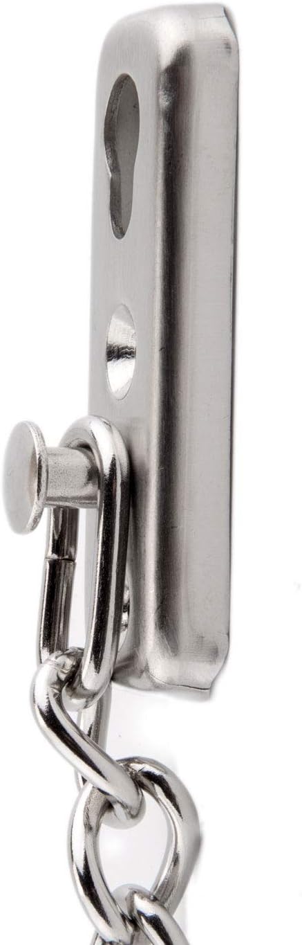 Cerradura de puerta de cadena de acero inoxidable, resistente pestillo interior de la puerta, cerradura de puerta sin llave, añade seguridad