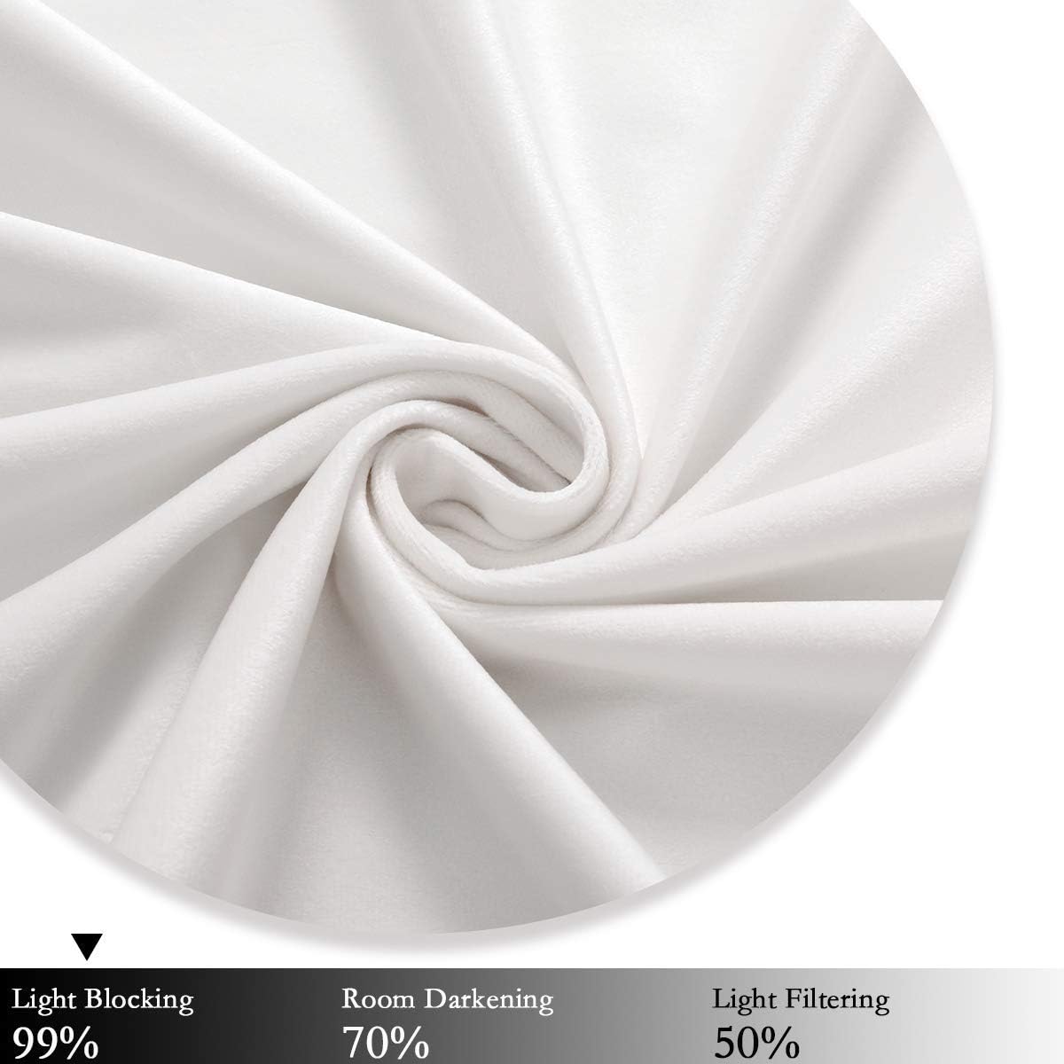 Cortinas de terciopelo suave para salón, cortinas con aislamiento térmico de terciopelo para tratamiento de ventanas de dormitorio, paños de cortina