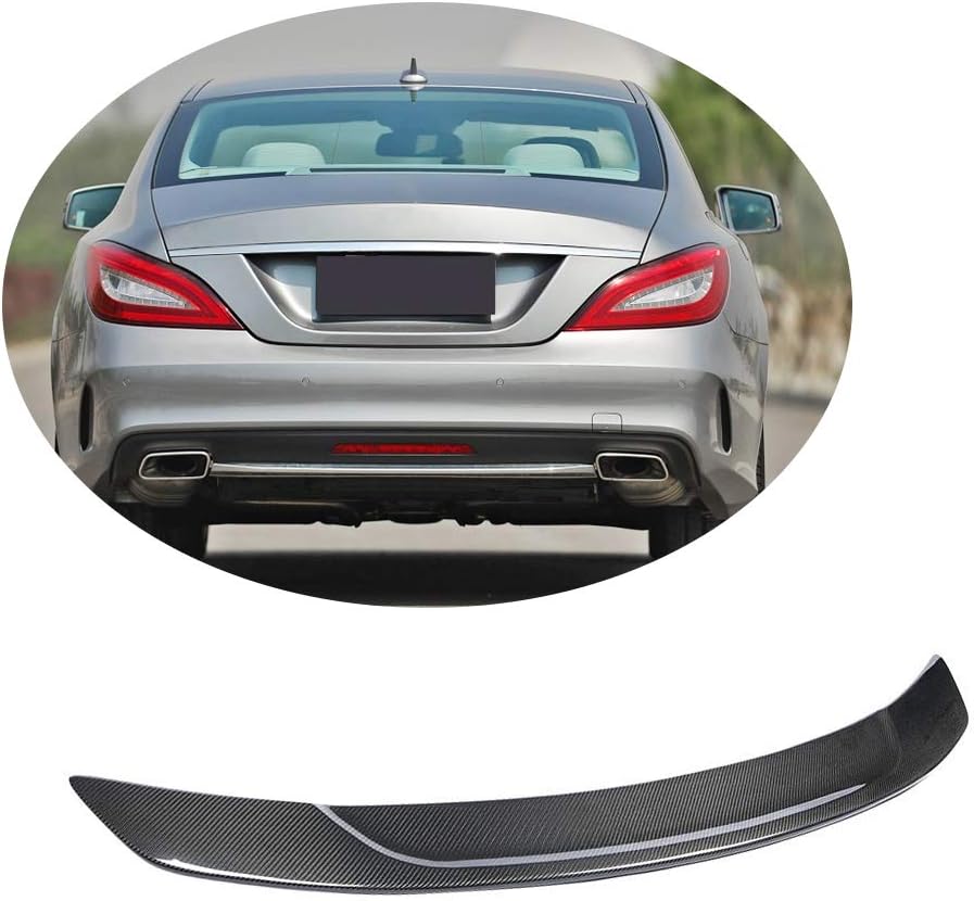 Alerón de maletero compatible con Mercedes Benz CLS Clase W218 Sedan 2012-2018 Factory Outlet CLS350 CLS400 CLS500 CLS550 CLS63 AMG Auto Fibra de