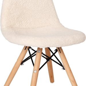 Flash Furniture Zula – Silla moderna acolchada de piel de oveja sintética para niños, tapizado acolchado de piel de oveja sintética color blanco Flash Furniture Zula – Silla moderna acolchada de piel de oveja sintética para niños, tapizado acolchado de piel de oveja sintética color blanco