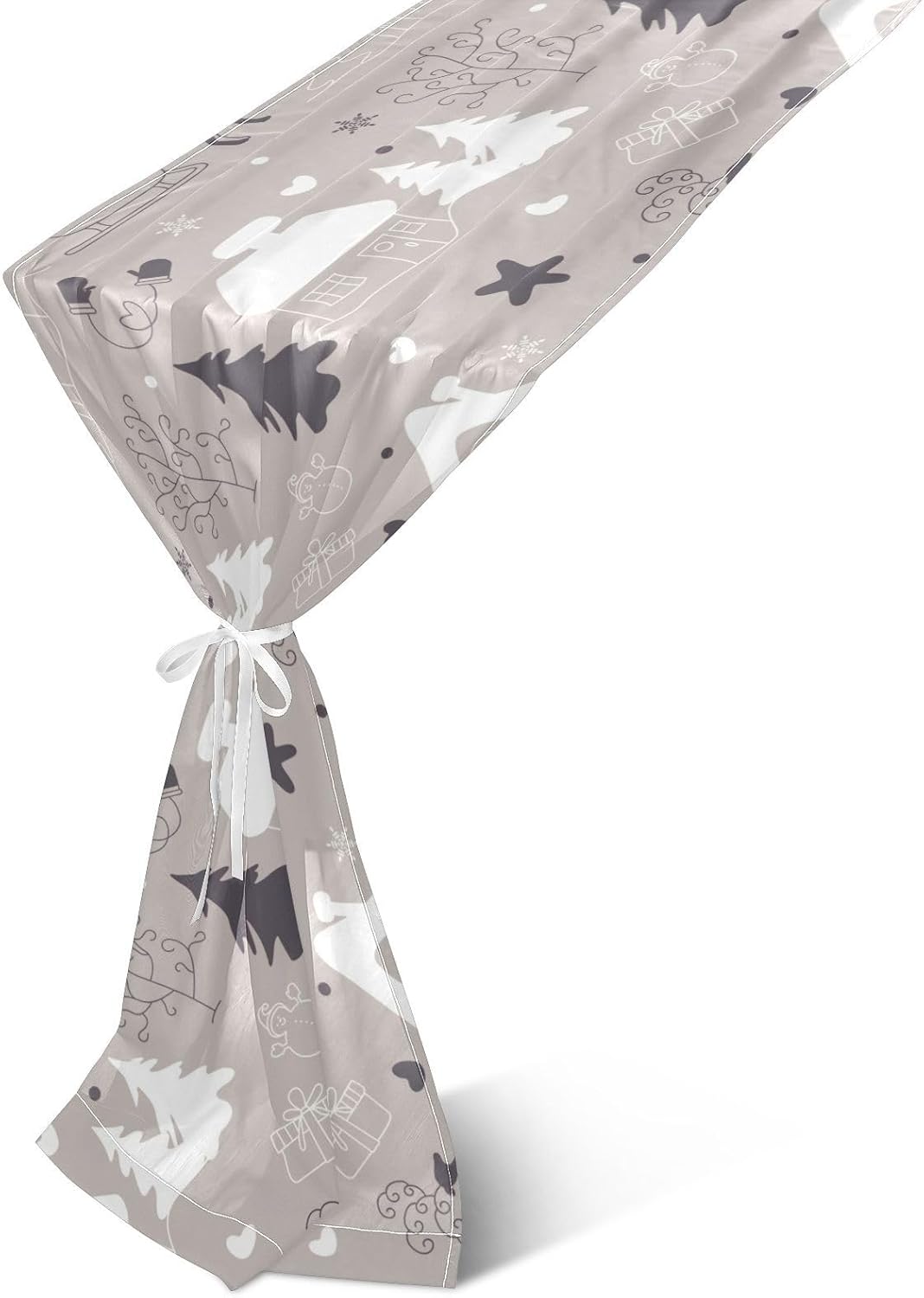 Christmas Winter Table Runner Autumn Table Runner for Kitchen Decorations Christmas Table Runner 108 Inches Long