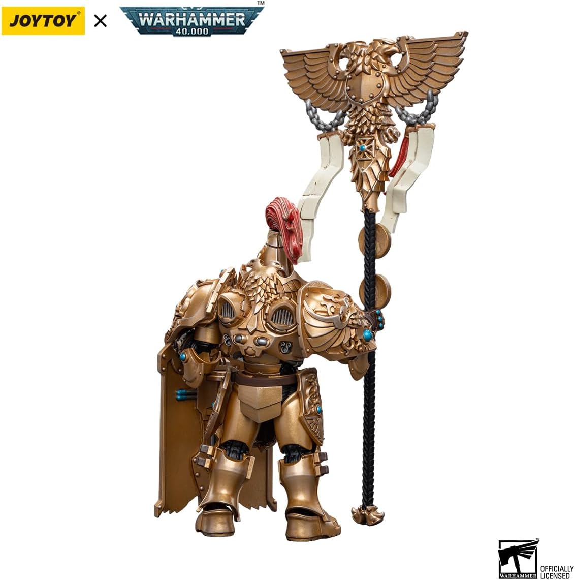 Joytoy Warhammer 40K Mecha 118 Figuras de acción Mecha Joy Toy Adeptus Custodes Vexilus Praetor