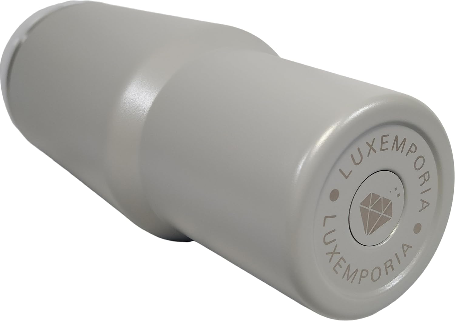 Vaso de 40 onzas con asa y pajita, acero inoxidable, doble capa, aislado al vacío, taza térmica perfecta para agua, té, café (peltre)