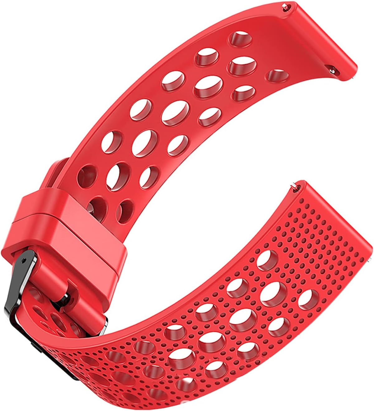 Correa de reloj de 0.866 in, correa de repuesto deportiva de silicona suave con hebilla magnética para mujeres y hombres, compatible con reloj