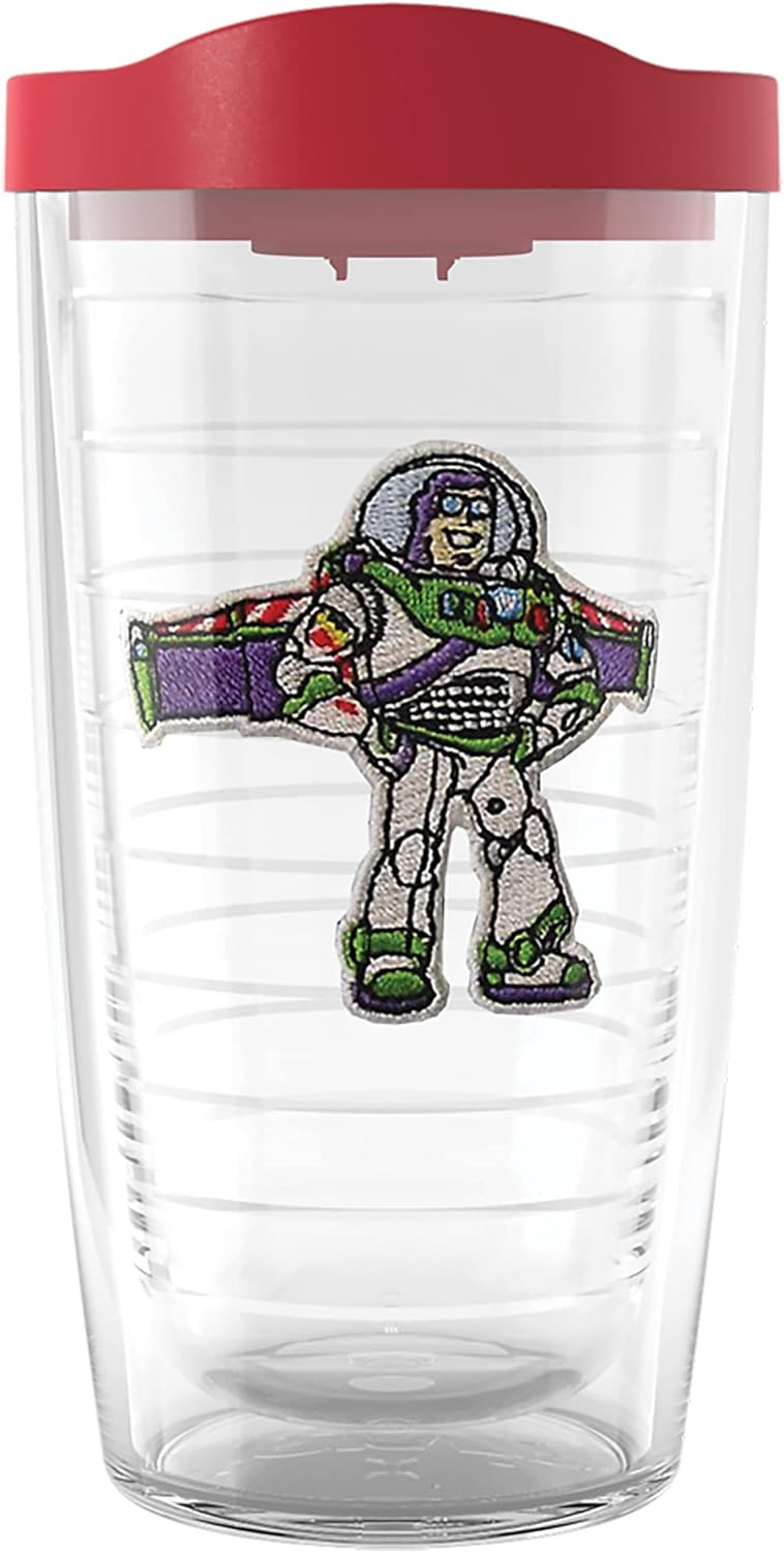 Tervis Vaso aislado Toy Story Buzz Lightyear de doble pared hecho en Estados Unidos de Disney Pixar mantiene las bebidas frías y calientes, 16