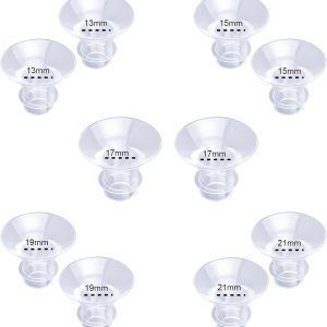 10 piezas de insertos de brida de 131517190.827 in para brida de 0.945 inescudo de la mayoría de las bombas, compatibles con extractores de leche 10 piezas de insertos de brida de 131517190.827 in para brida de 0.945 inescudo de la mayoría de las bombas, compatibles con extractores de leche