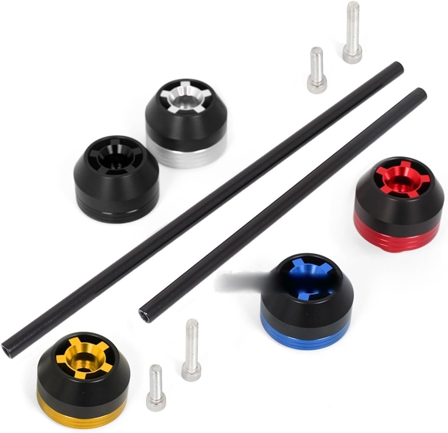 Para MT-09 MT09 FZ FJ 09 Tracer 900 GT XSR900 Accesorios de eje de choque de motocicleta rueda trasera delantera Horquilla Slider Protector