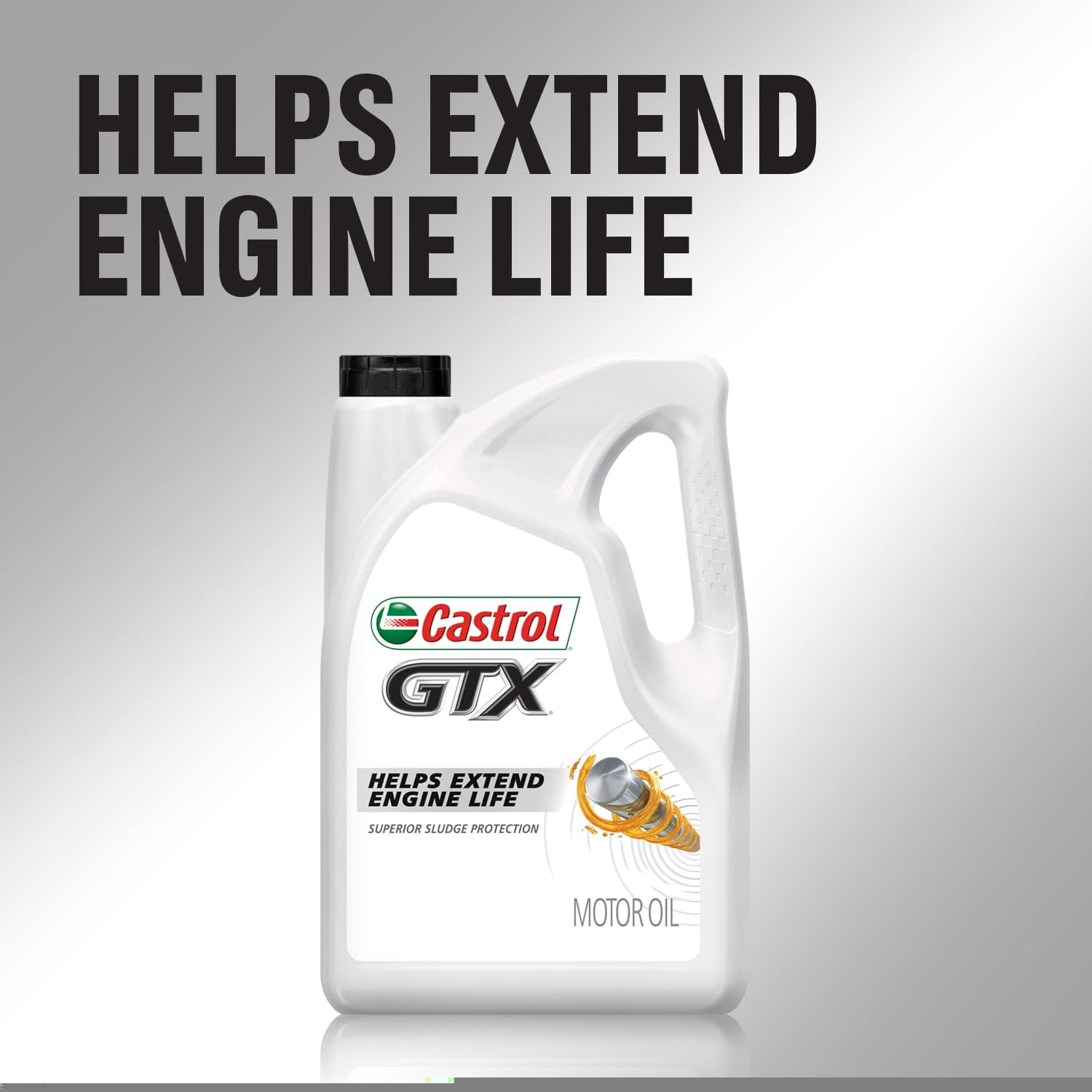 Castrol Aceite de motor convencional GTX 10W-30, 5 cuartos de galón, paquete de 2