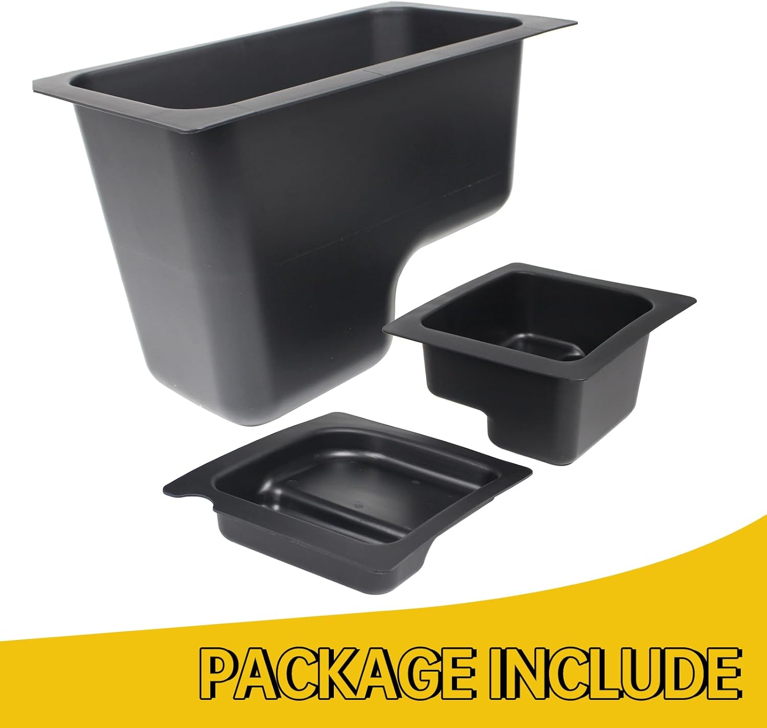 Caja de almacenamiento para debajo del asiento compatible con Polaris Ranger 500570 2015-2021, accesorios de tamaño mediano, juego de contenedores
