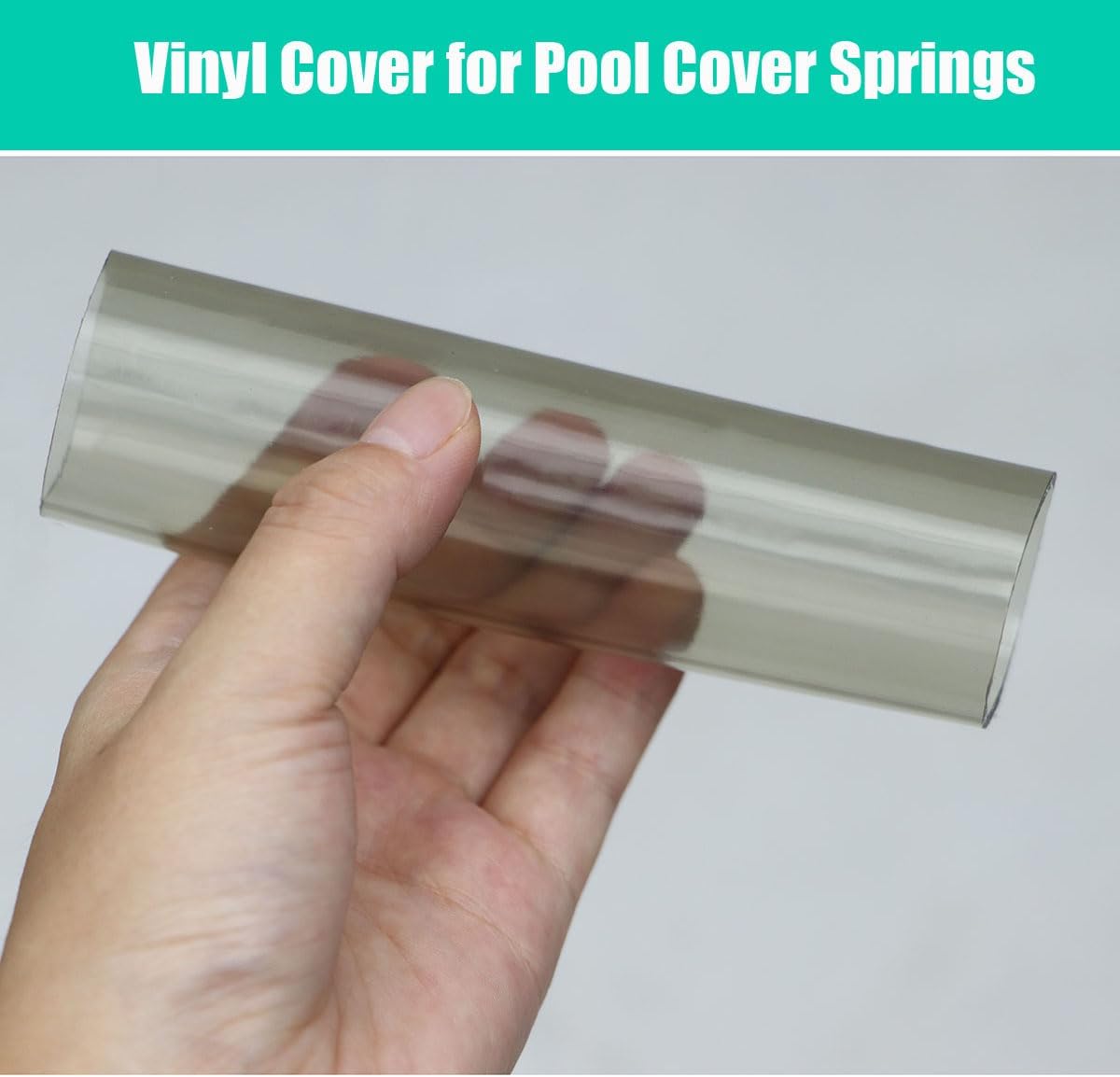 10 fundas de seguridad para piscina en el suelo, fundas para resortes de cubierta de piscina, cubierta protectora de resorte de vinilo