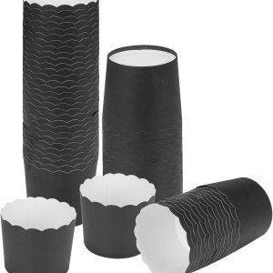 Paquete de 60 tazas de papel para hornear, grandes a prueba de grasa, para magdalenas, magdalenas, envoltorios desechables para cumpleaños, baby Paquete de 60 tazas de papel para hornear, grandes a prueba de grasa, para magdalenas, magdalenas, envoltorios desechables para cumpleaños, baby