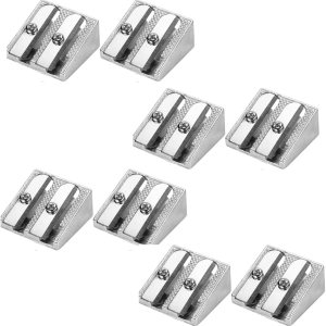 8 sacapuntas de metal para labios, mini sacapuntas de metal con 2 agujeros para escuela, hogar, oficina, papelería artística 8 sacapuntas de metal para labios, mini sacapuntas de metal con 2 agujeros para escuela, hogar, oficina, papelería artística