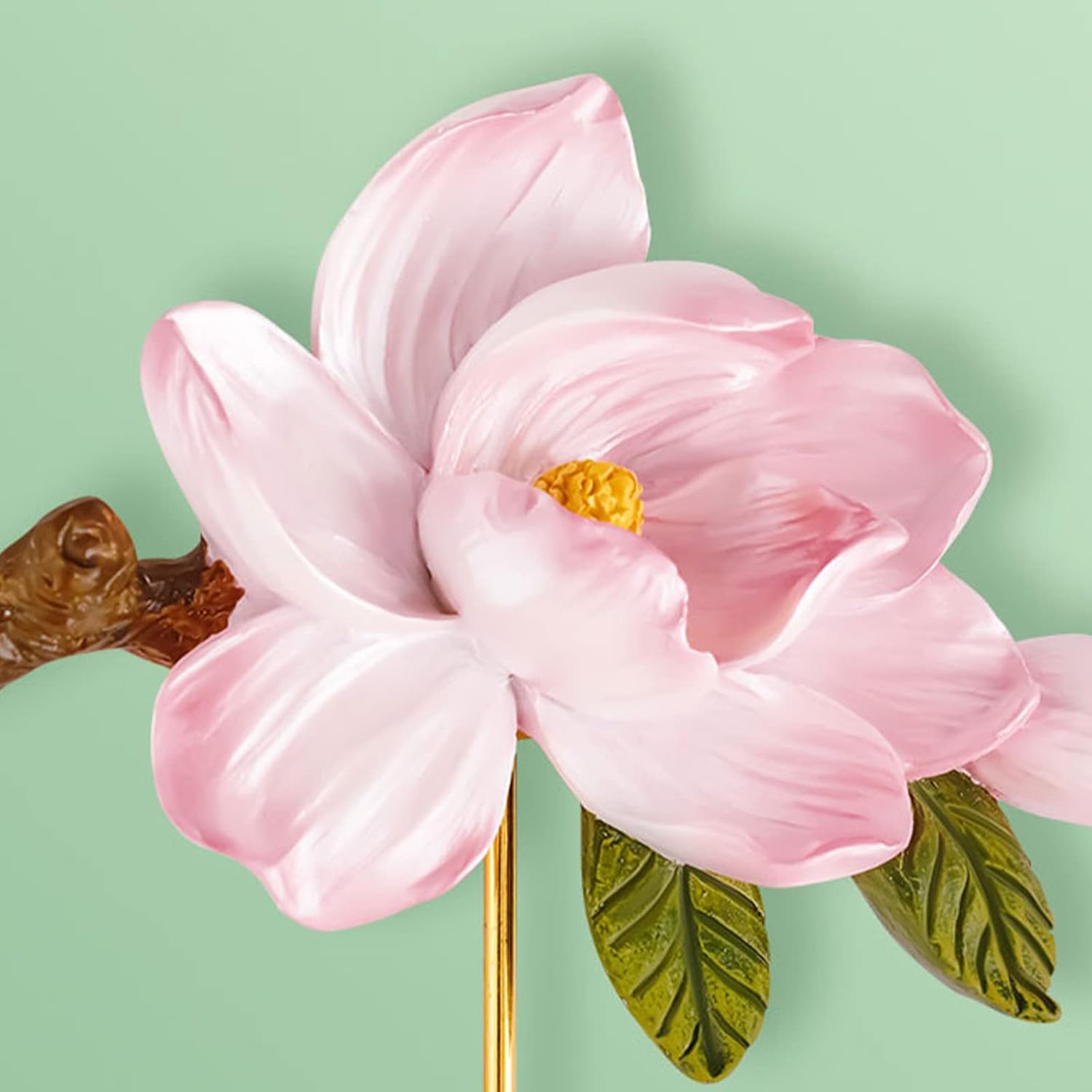 3 ganchos de pared de resina con diseño de tulipán creativo para colgar abrigos, sombreros, toallas, bolsos, llaveros, sala de estar, baño,