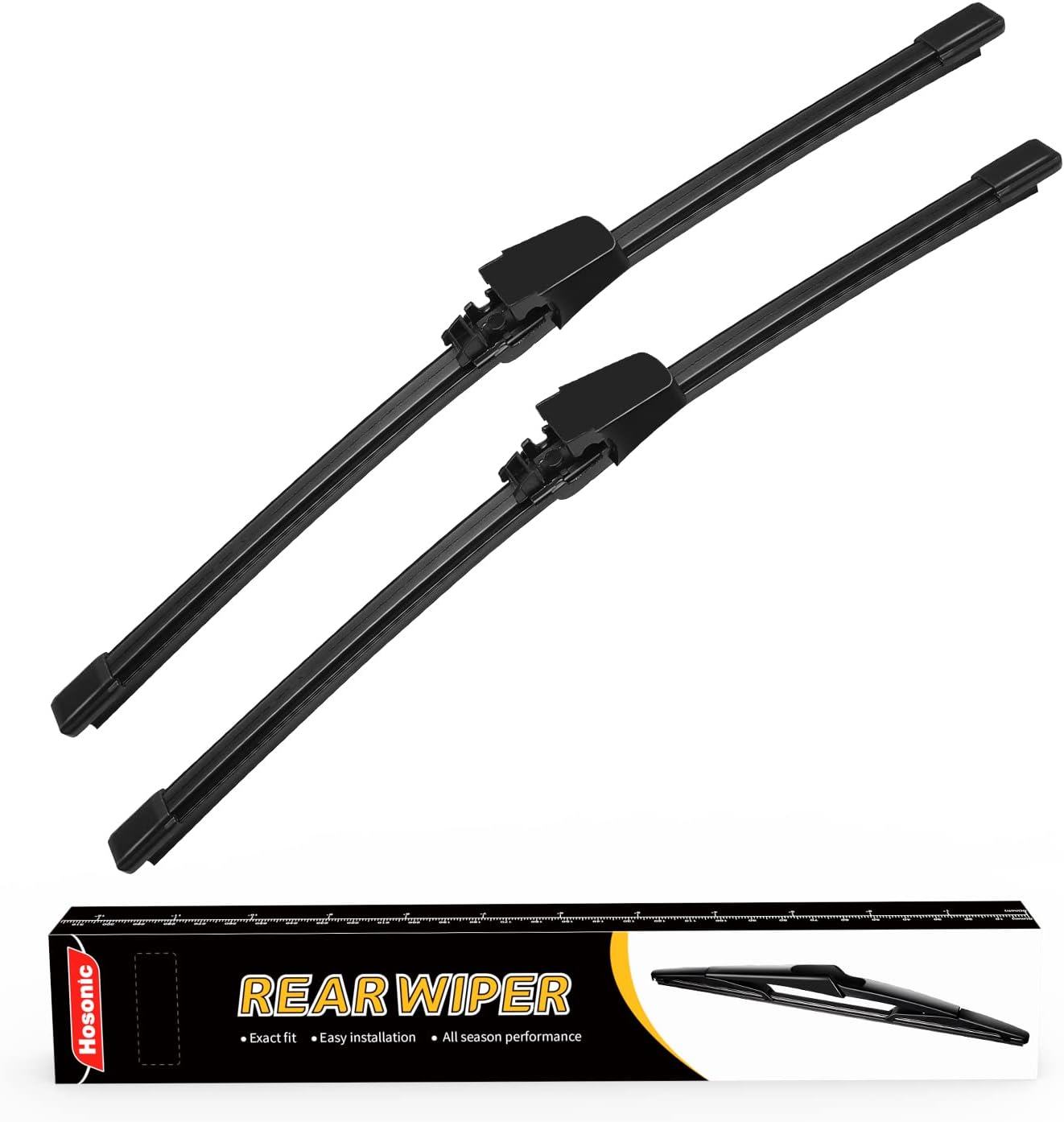 HOSONIC – Limpiaparabrisas trasero, 11G, limpiaparabrisas trasero, de 11 pulgadas, compatible con Ford EscapeExplorerPolice Interceptor, repuesto de