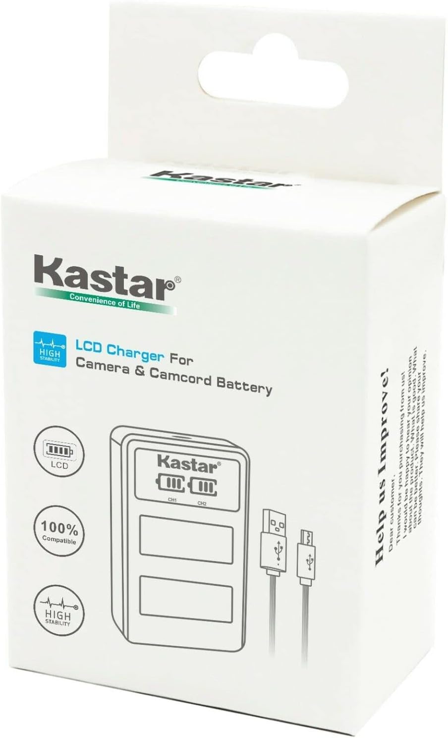 Kastar Paquete de 1 batería KAA2HR y cargador USB dual LCD de repuesto para Kodak EasyShare DX6340, DX6440, DX6445, Z1275, Z1285, Z650, Z650 Zoom,
