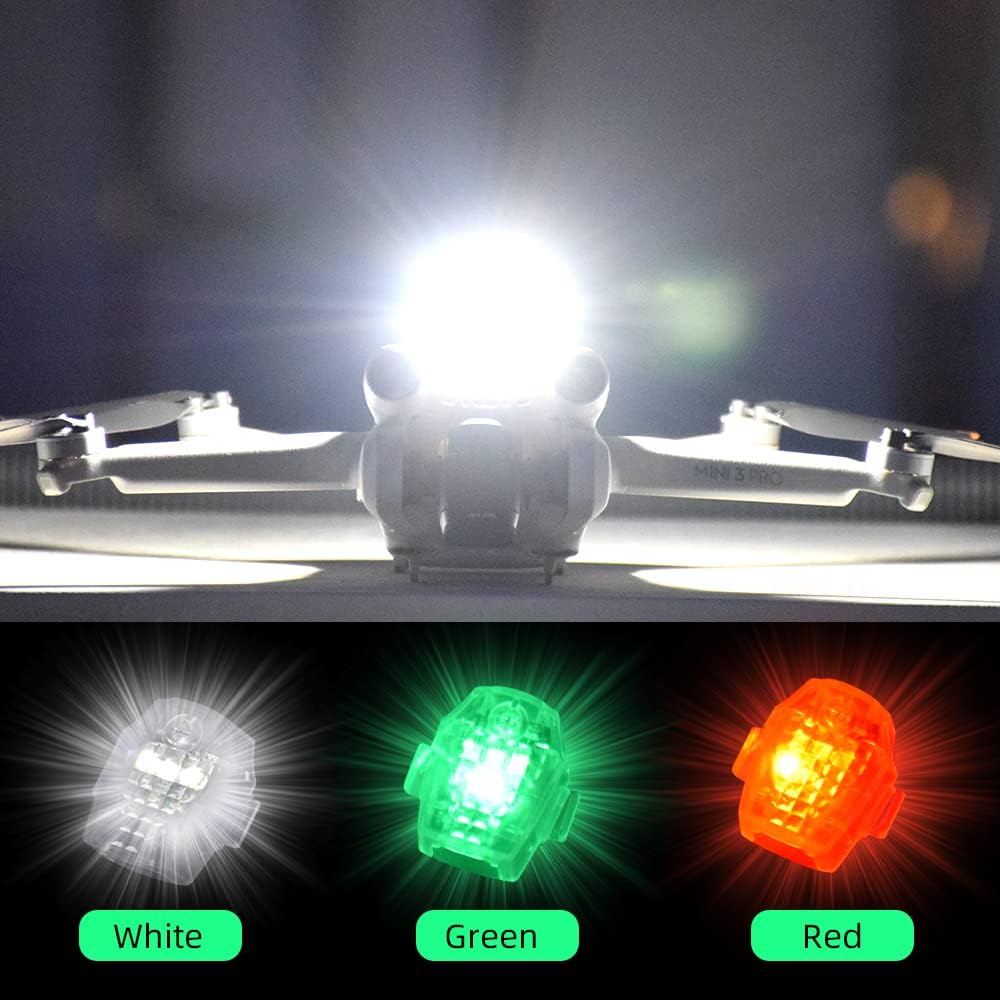 WANSUPYIN 2023 3 colores Drone luces pequeña señal LED luz para DJI Mini 3 ProMavic 3Mini 2Mini accesorio