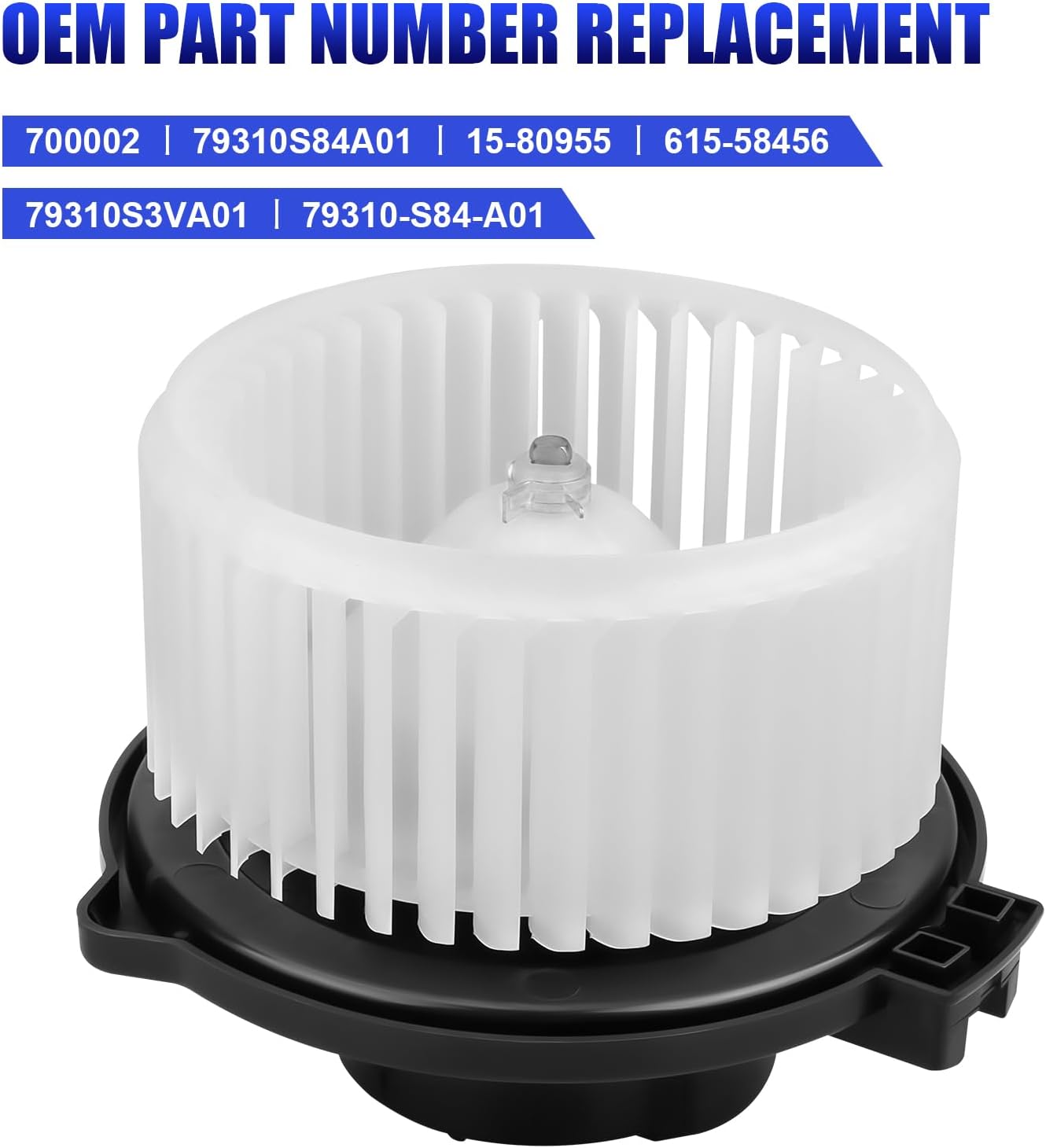 Motor soplador de CA con ventilador para Honda Pilot 2003-2008, Honda Odyssey 1999-2004, Honda Accord 1998-2002, 2001-2006 Acura MDX HVAC calentador
