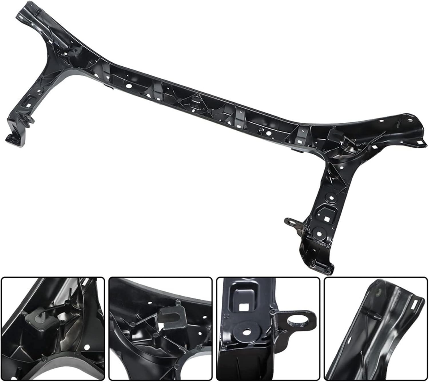 LABLT Panel de soporte del radiador superior delantero FO1225228 ML3Z16138A ML3Z-16138-A ML3Z16139A ML3Z-16139-A Reemplazo para Ford F-150 2015-2022