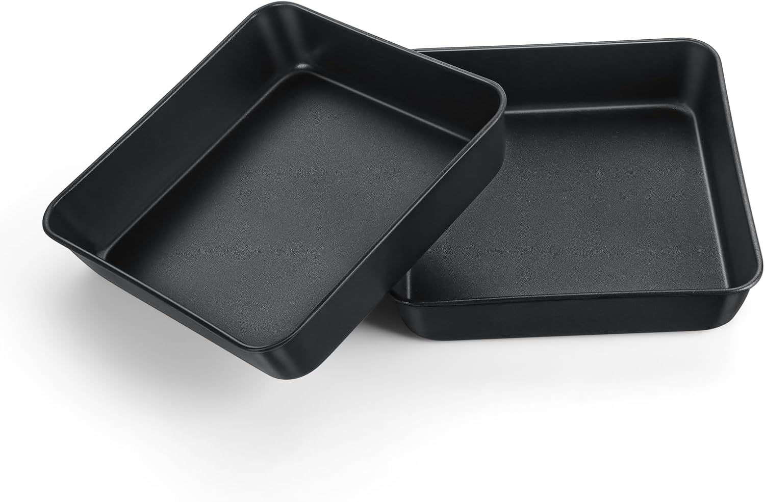 TeamFar Molde cuadrado para tartas, sartén cuadrada antiadherente de 9 pulgadas, con núcleo de acero inoxidable para cocinar pasteles, brownie,
