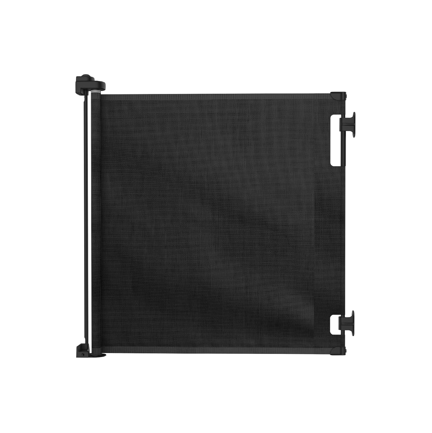 Puerta retráctil para bebé Perma Child Safety de 33 pulgadas de alto x 55 pulgadas de ancho, malla, para escaleras, puertas, perros, mascotas,