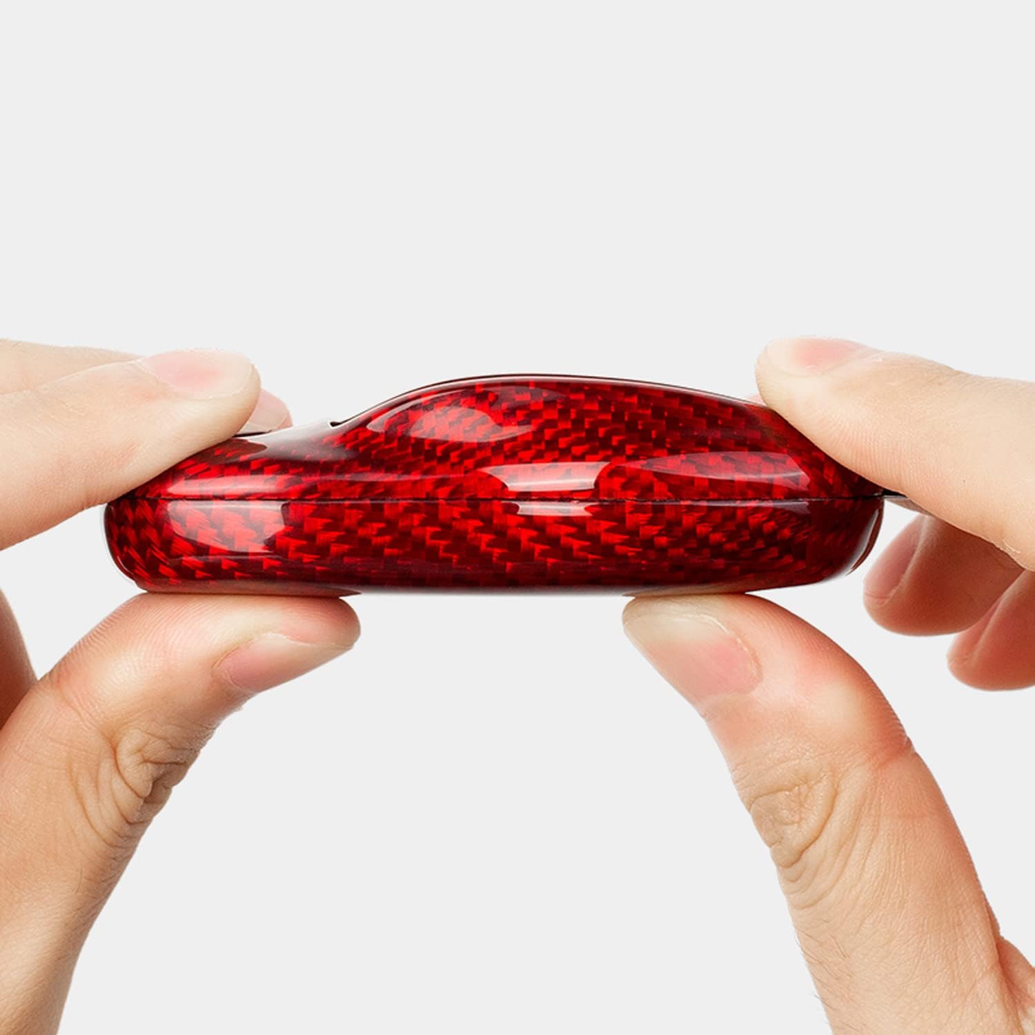 Funda de fibra de carbono para llave remota compatible con Porsche Boxster Turbo Cayenne Panamera Macan Cayman 911 918 996 997 991