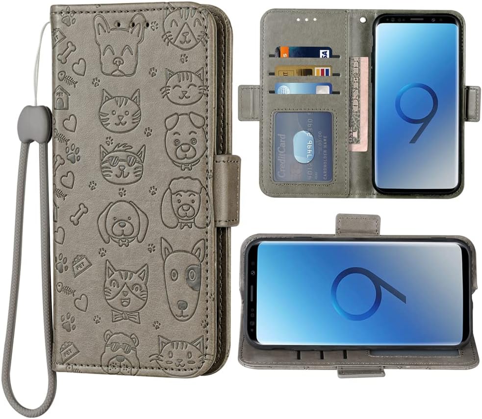 Funda compatible con Samsung Galaxy A32 5G de 6.5 pulgadas, con correa de muñeca, de piel, con tapa, soporte para tarjetas, accesorios celulares,