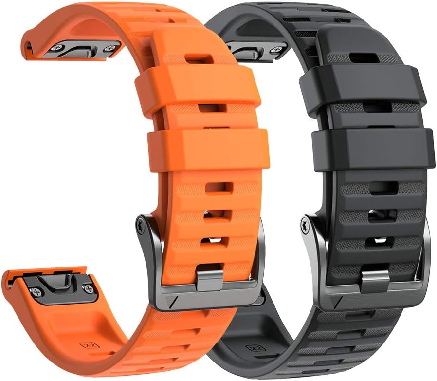 NotoCity Compatible con Fenix 6 Pro Band 0.866 in Easy Fit para Fenix 5Fenix 5 PlusFenix 6Fenix 6 ProForerunner 935Forerunner 945Approach S60Quatix 5