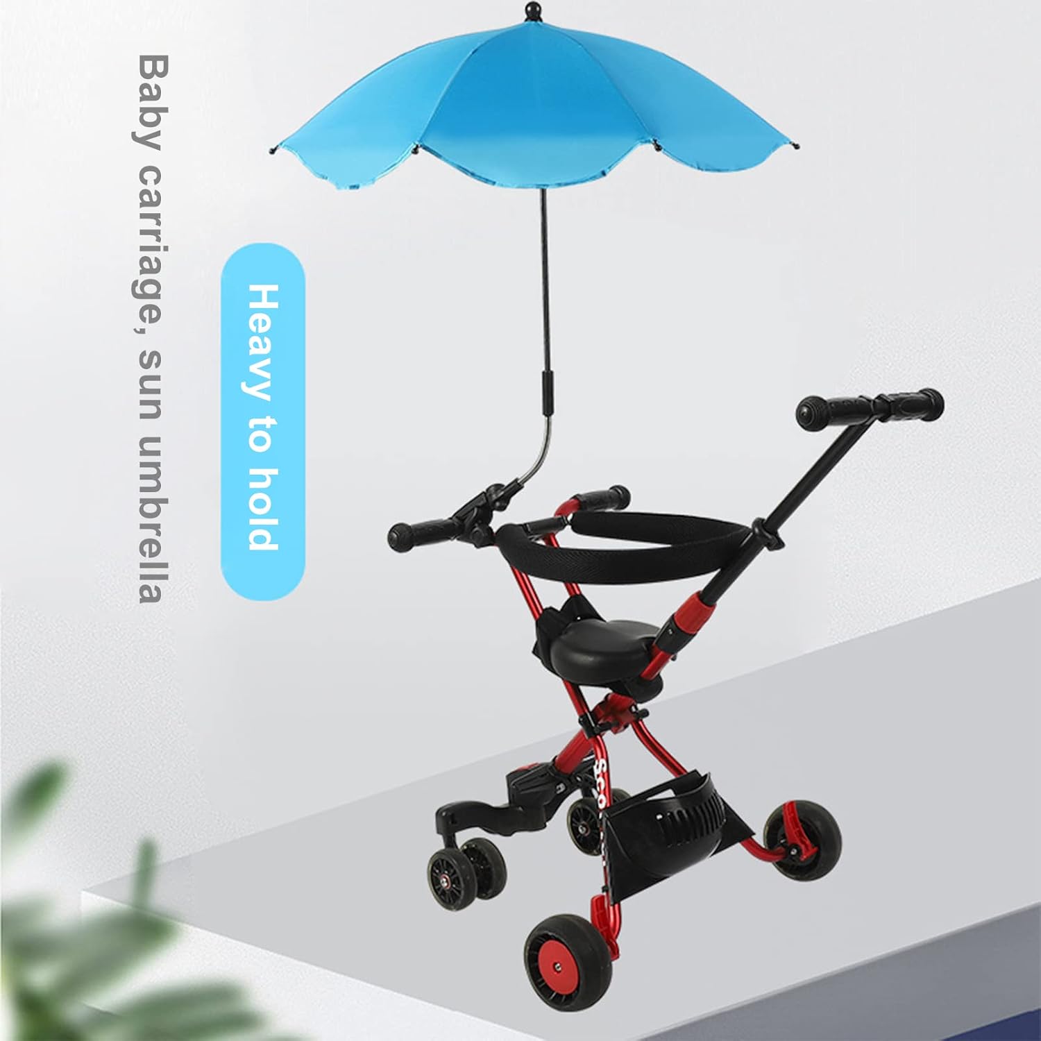 Paraguas para silla con abrazadera, sombrilla universal ajustable para silla de playa, protección UV, sombrilla para silla de patio, silla de playa,